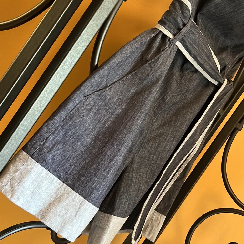 THEORY Denim Romper - Picture 3 of 7